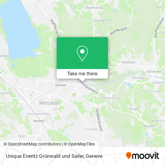 Unique Eventz Grünwald und Sailer map
