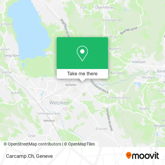 Carcamp.Ch map