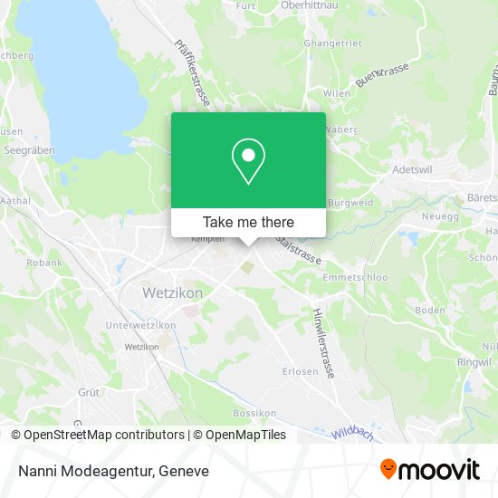 Nanni Modeagentur map