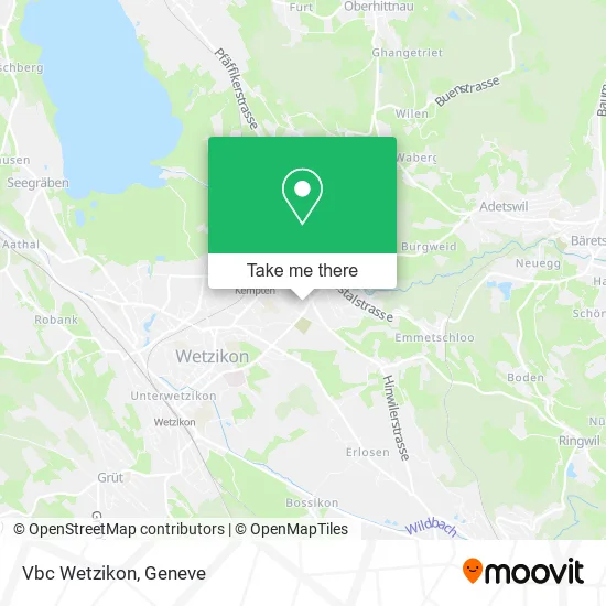 Vbc Wetzikon map