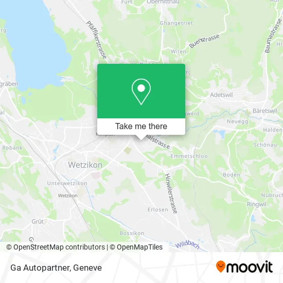 Ga Autopartner map