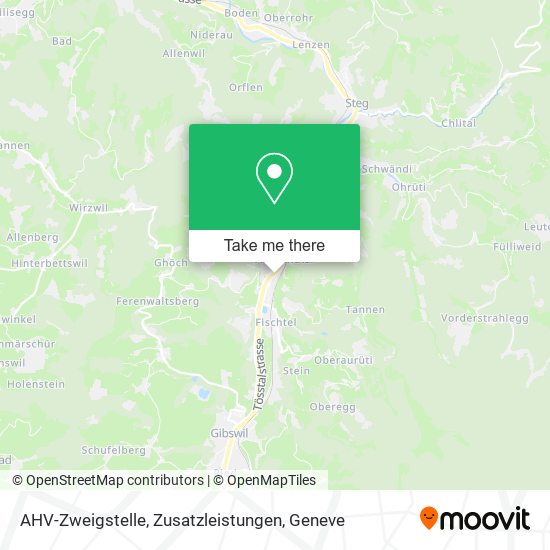 AHV-Zweigstelle, Zusatzleistungen map