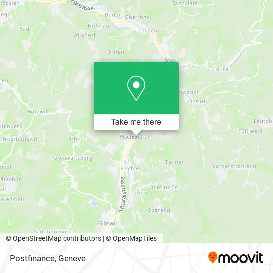 Postfinance map