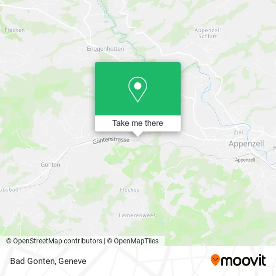 Bad Gonten map