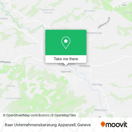 Baer Unternehmensberatung Appenzell map