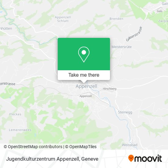 Jugendkulturzentrum Appenzell map