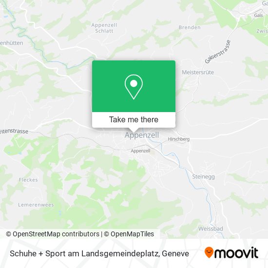 Schuhe + Sport am Landsgemeindeplatz map