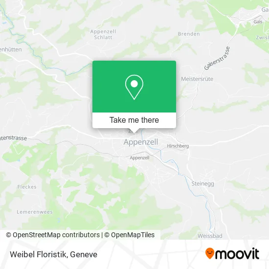Weibel Floristik map