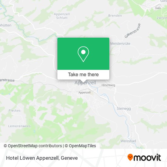 Hotel Löwen Appenzell map