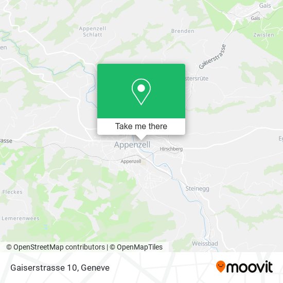 Gaiserstrasse 10 map
