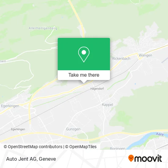 Auto Jent AG map