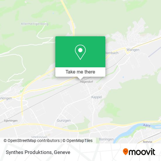 Synthes Produktions map