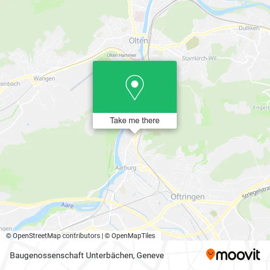 Baugenossenschaft Unterbächen map