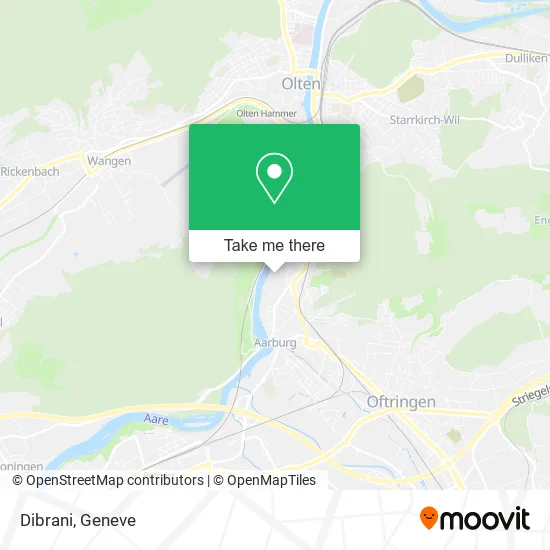 Dibrani map