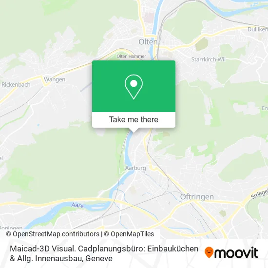 Maicad-3D Visual. Cadplanungsbüro: Einbauküchen & Allg. Innenausbau map