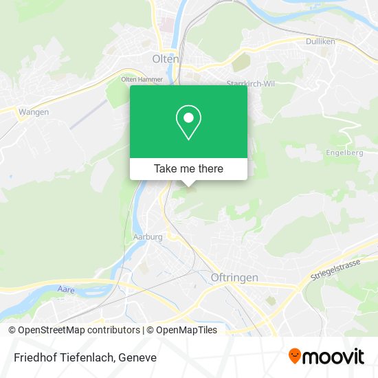 Friedhof Tiefenlach map