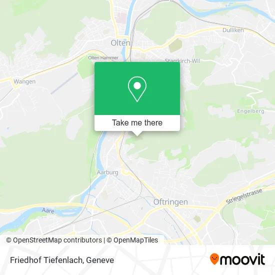 Friedhof Tiefenlach map