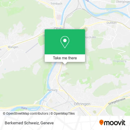 Berkemed Schweiz map