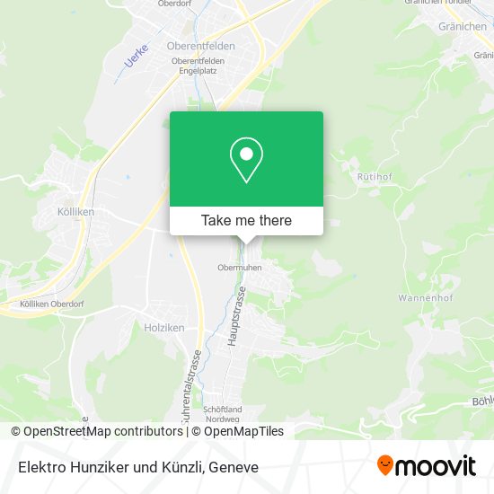 Elektro Hunziker und Künzli map