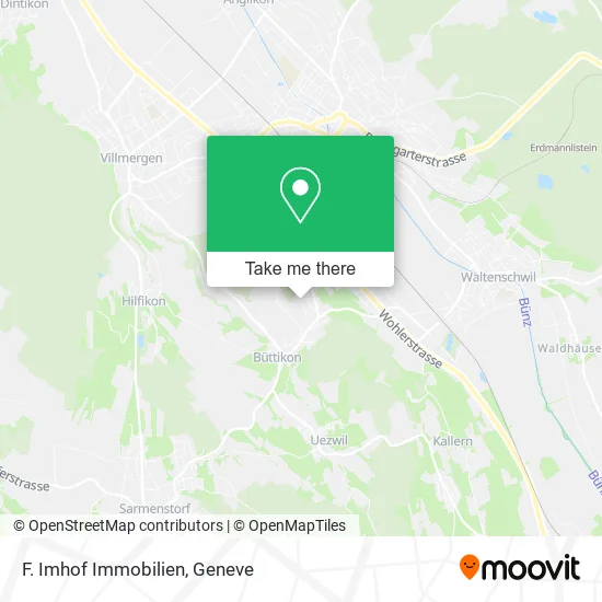 F. Imhof Immobilien map