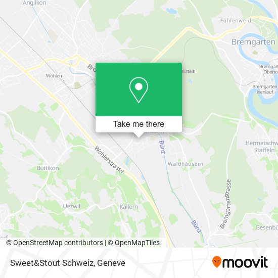 Sweet&Stout Schweiz map