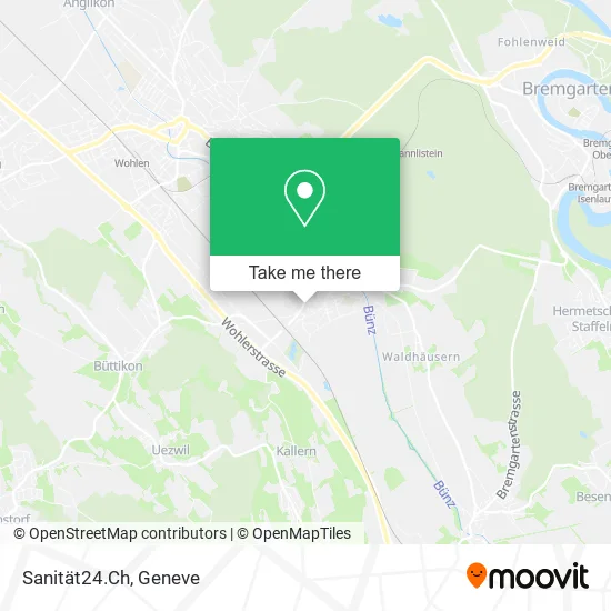 Sanität24.Ch map