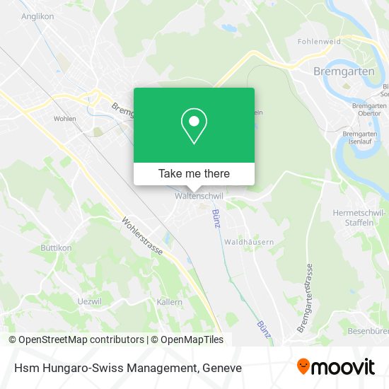 Hsm Hungaro-Swiss Management map
