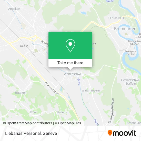 Liébanas Personal map