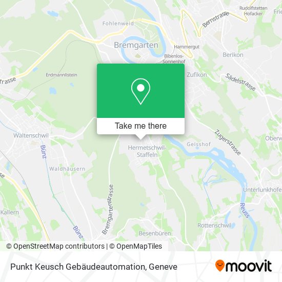 Punkt Keusch Gebäudeautomation map