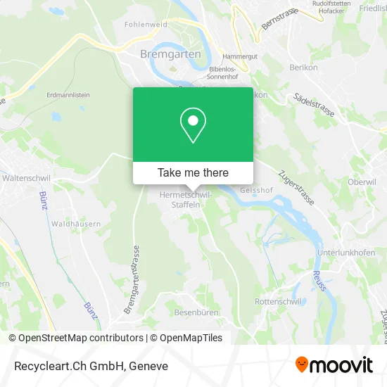 Recycleart.Ch GmbH map