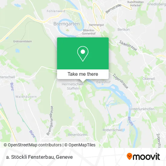 a. Stöckli Fensterbau map