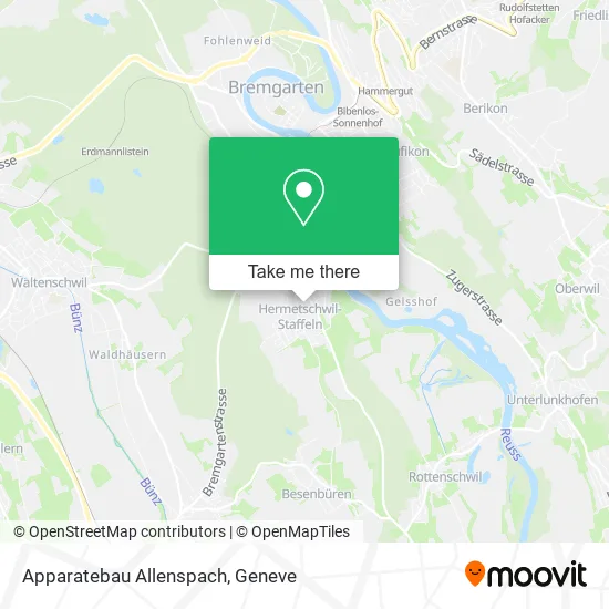 Apparatebau Allenspach map
