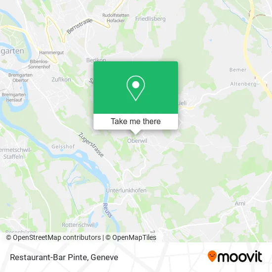 Restaurant-Bar Pinte map