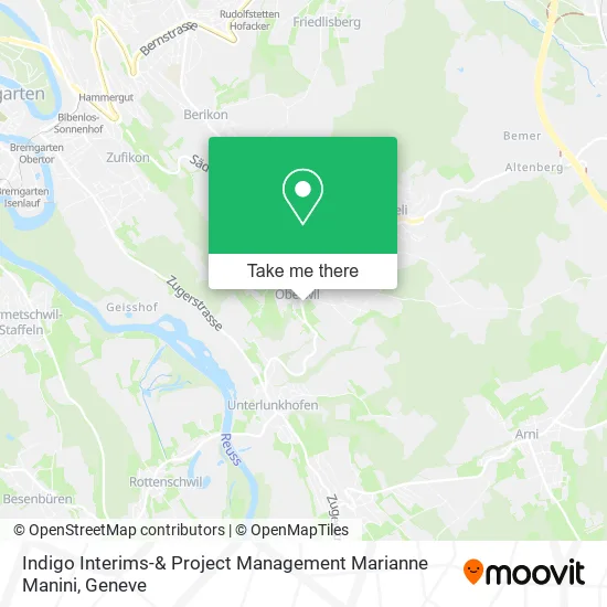 Indigo Interims-& Project Management Marianne Manini plan