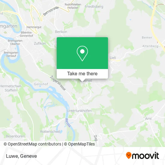 Luwe map