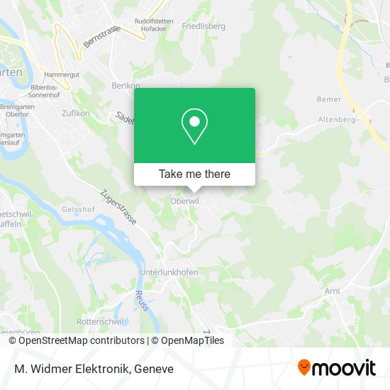 M. Widmer Elektronik map