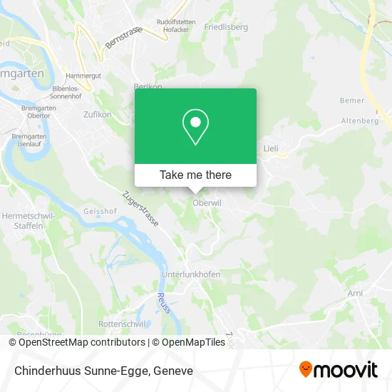 Chinderhuus Sunne-Egge map