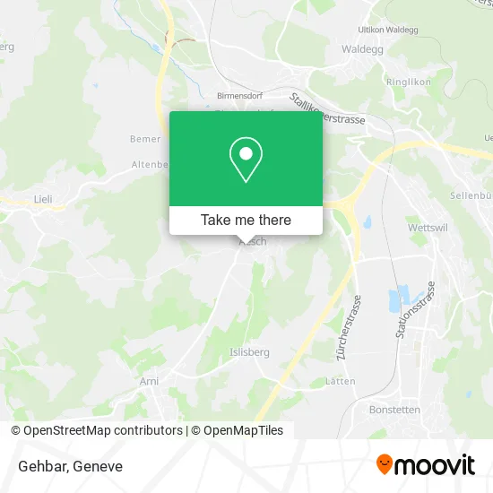 Gehbar map