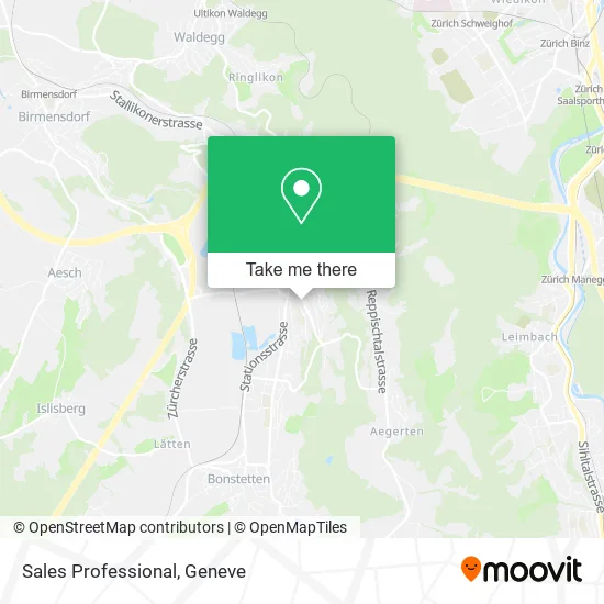 Sales Professional map