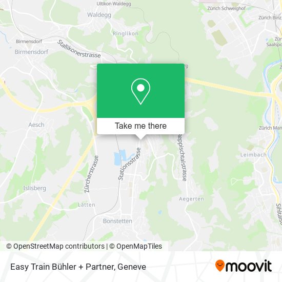 Easy Train Bühler + Partner map