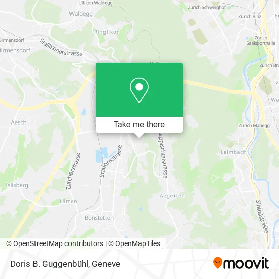 Doris B. Guggenbühl map