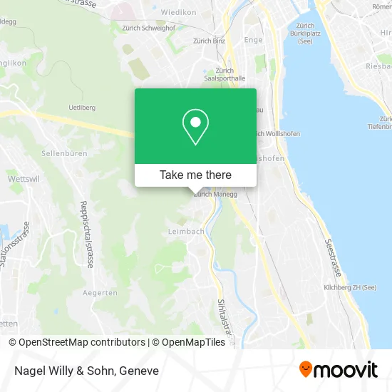 Nagel Willy & Sohn map