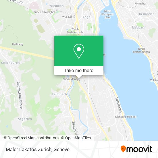 Maler Lakatos Zürich map