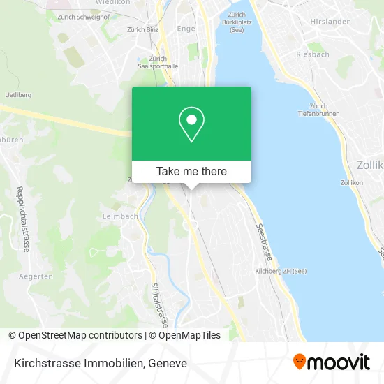 Kirchstrasse Immobilien map