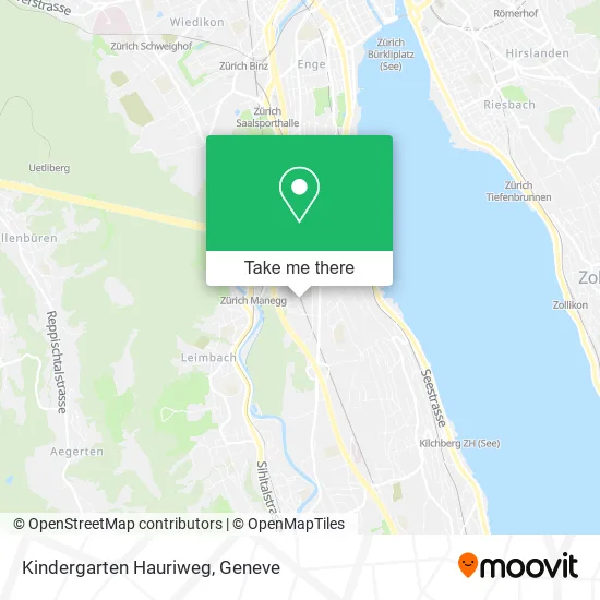 Kindergarten Hauriweg map