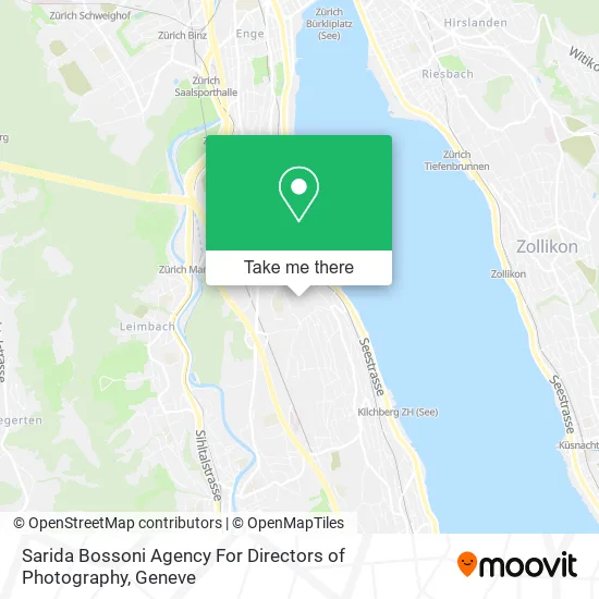 Sarida Bossoni Agency For Directors of Photography map