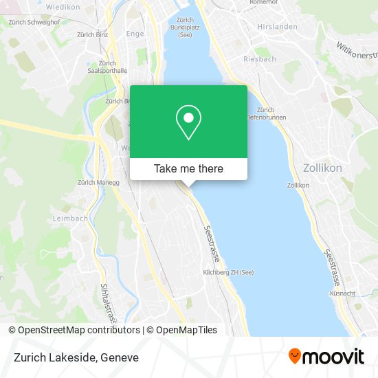 Zurich Lakeside map