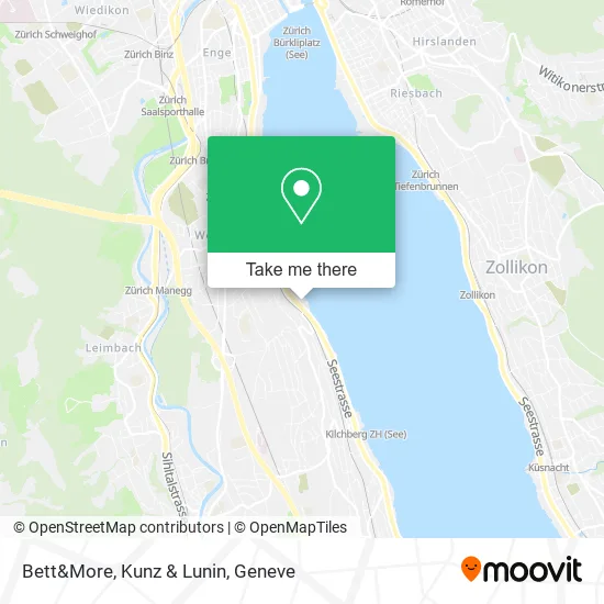 Bett&More, Kunz & Lunin map
