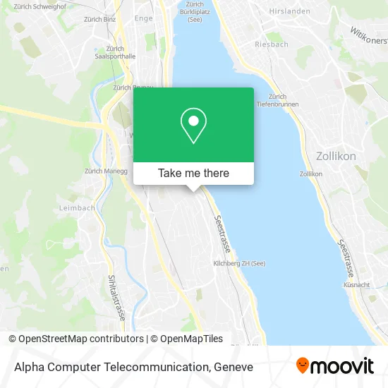 Alpha Computer Telecommunication map
