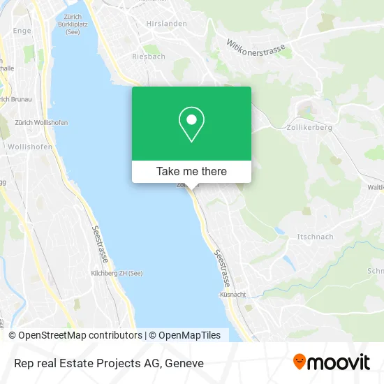 Rep real Estate Projects AG map